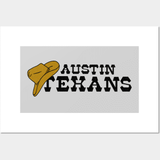 Defunct Austin Texans AFA Football 1981 Posters and Art